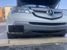 Front Bumper Tow Hook License Plate Mount Bracket For Acura MDX 2008 - 2012 New