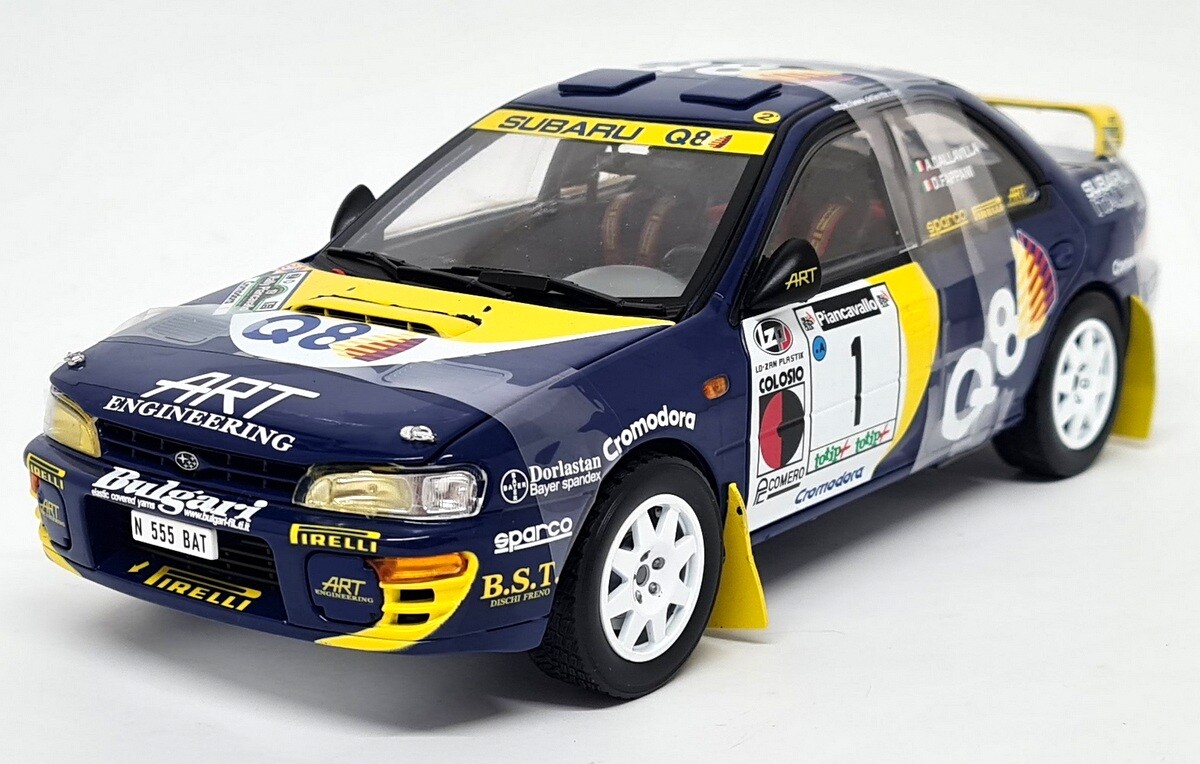 Sunstar 1/18 Subaru Impreza 555 Winner Rally Piancavallo