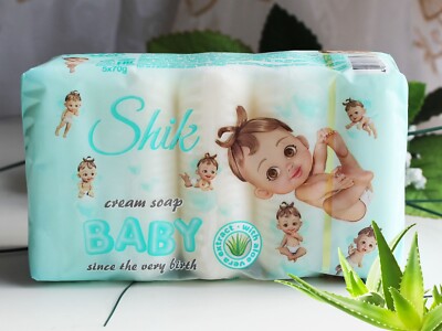 5x70g Shik Baby Creme Seife Soap Kinder Seife Aloe Vera 0+