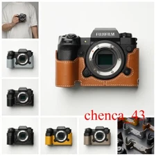 Half Case for Fujifilm XH2s X-H2s X-H2 Leather Metal Insert Camera Cover MrStone