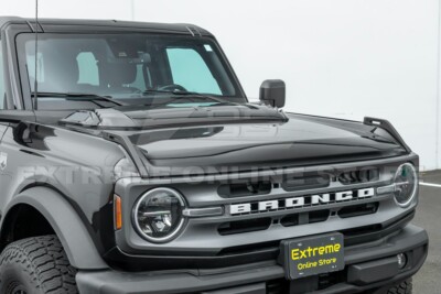 Cache Aération Capot Carbone Pour Ford Bronco Raptor 21+ – Fibre Carbone Véritable, Facile à Poser