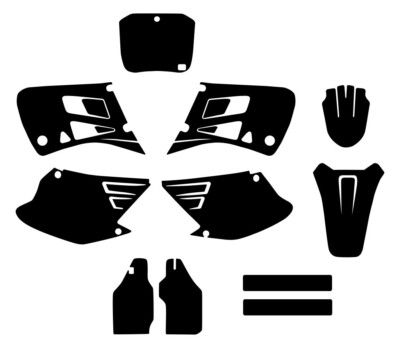 TM Motocross Enduro All Models 2000 - 2003 Vector Graphics MX Template 1:1