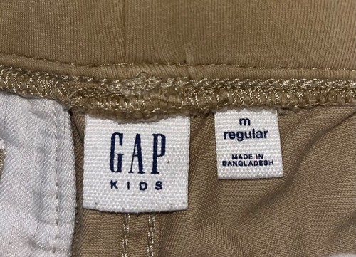 GAP KIDS BOYS KHAKI SHORTS W/ ELASTIC WAIST SIZE M EXCELLENT COND LD3 - Picture 2 of 3