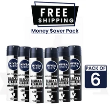 Nivea For Men Invisible Power Anti-Perspirant Spray 150ML-PACK OF 6