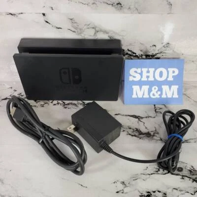 Ensemble de station de charge Nintendo Switch avec adaptateur secteur et câbl... - Photo 1/4