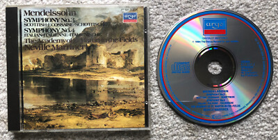 Mendelssohn - Symphonies Nos.3 & 4 - Marriner - Argo CD - 411 931-2