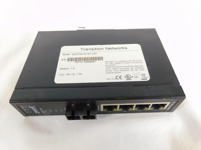 SISTP1013-141-LRT Transition Ethernet Converter 10/100BASE-TX - 100BASE-FX V-1.3