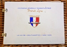 SS France - French Line Postcard Album - Transatlantique