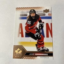 2022 UD Team Canada Women Jaime Bourbonnais Rose Gold #55