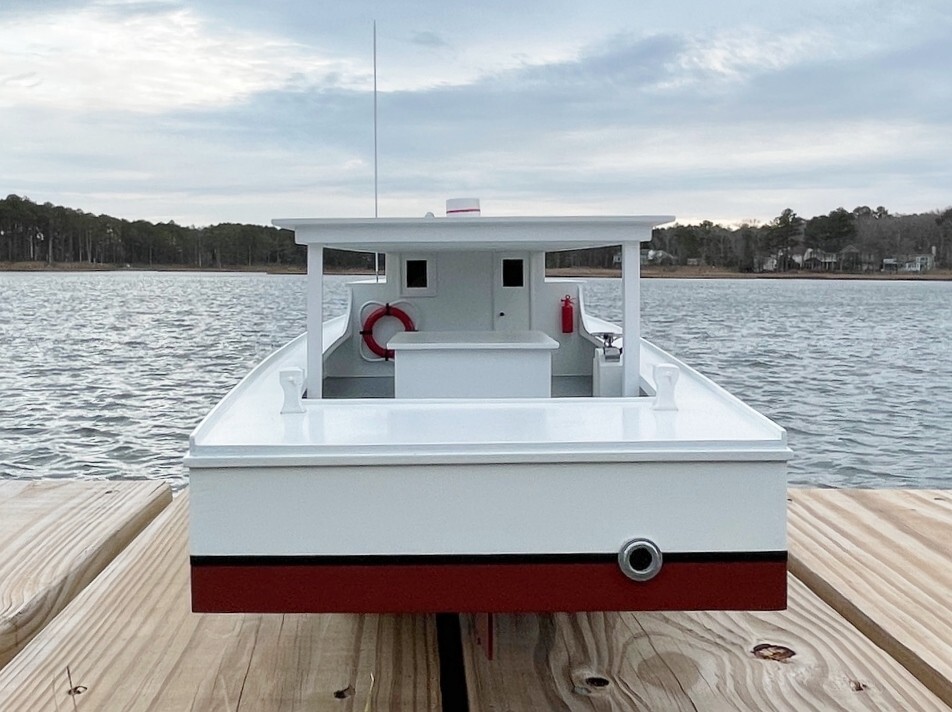 Dead Rise Boat Models CHESAPEAKE BAY DEADRISE WORKBOAT MODEL, HARD TOP V2, FULLY ASSEMBLED | eBay