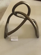 MOE’S DESIGNER HOME COLLECTION METAL BRUSHED BRONZE FINISH ABSTRACT SCULPTURE 