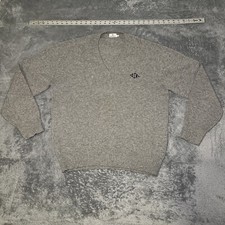 Neiman Marcus Scotland Cashmere Sweater Mens Large V Neck Vintage Preppy