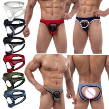 Slip simple ouvert rouge sous