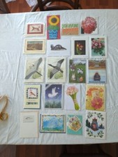 Lot Of 20 Individually Wrapped Unique Greeting Cards, Unused With Envelopes