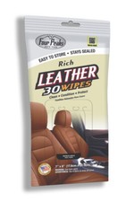 Four Peaks Leather Wipes, Rich, 30 Wipes pouc...