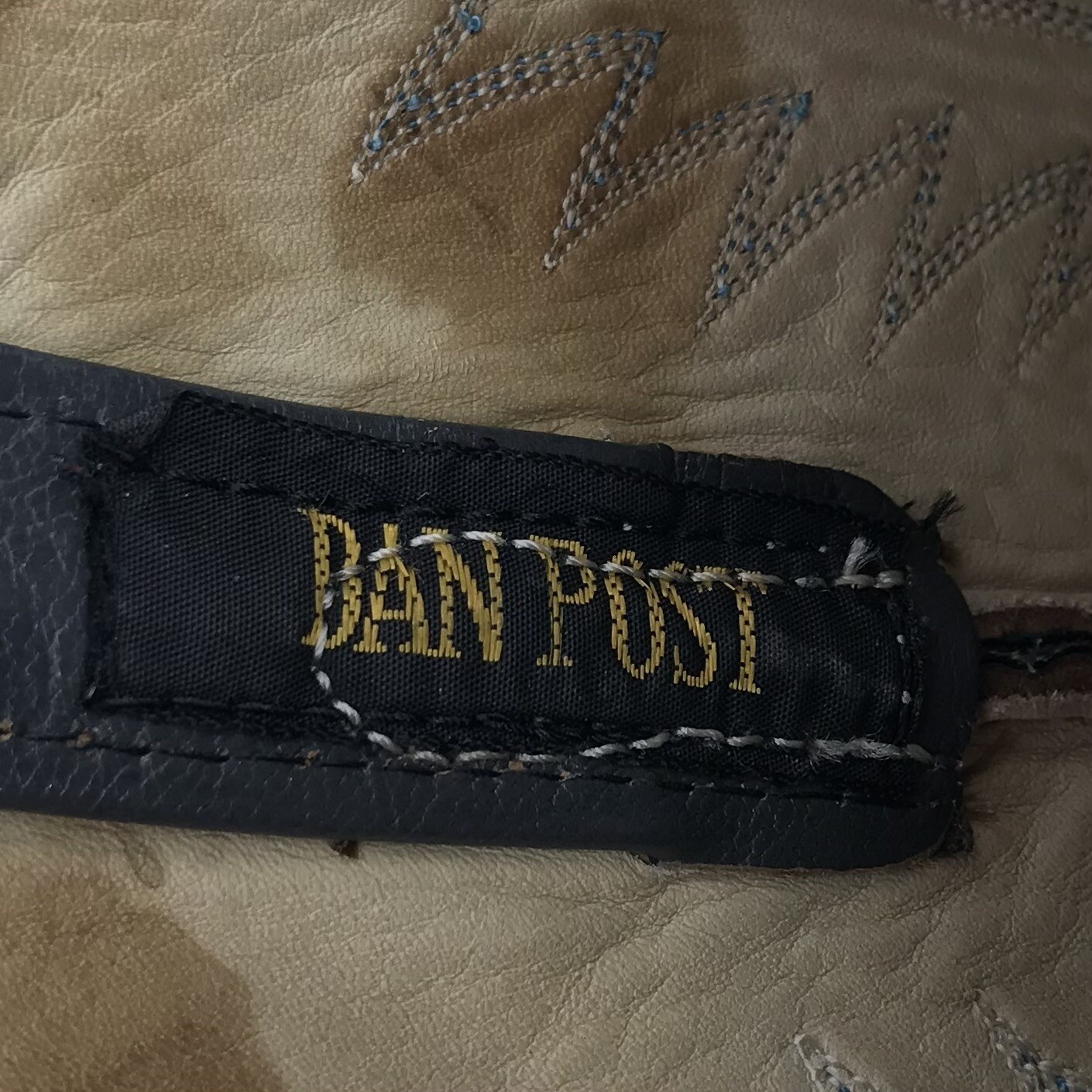 Vintage Dan Post Gray Python Snake Skin Exotic Co… - image 10