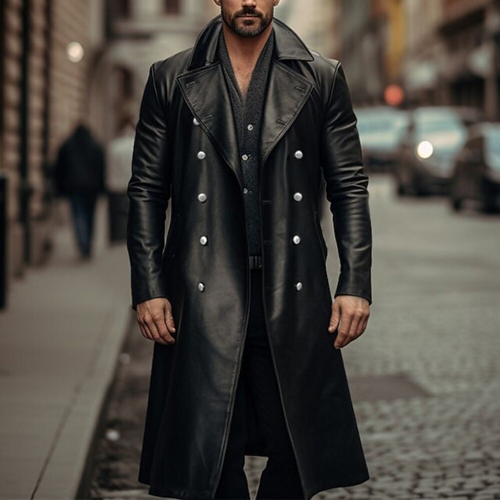 ジャケット・アウター YOKE Leather Double Breasted Coat M LEATHER DOUBLE BREASTED COAT | YOKE(ヨーク) / アウター