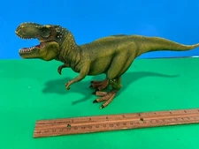 Schleich Tyrannosaurus GREEN T-REX Dinosaur 11" D-73527 Figure Toy Movable Jaws