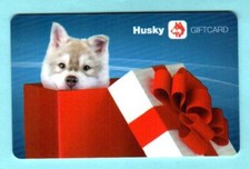 HUSKY ( Canada ) Husky Puppy in Gift Box 2013 Gift Card ( $0 ) 