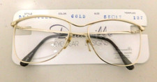 Vintage DEAUVILLE 10 Gold 55/17 Eyeglass Frame New Old Stock