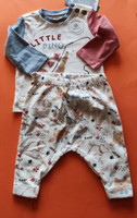 Baby Jungen Set Outfit 2-Teilig GR.56-62 Neu Mit Etikett