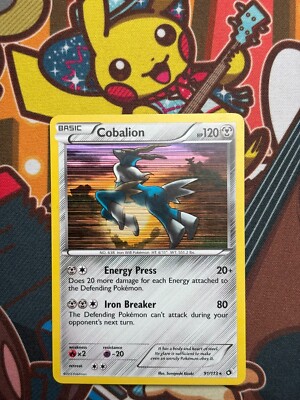 Cobalion Holo 91/113 Legendary Treasures Pokemon Karten NM-EX