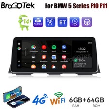 12.3" 6 64G For BMW 5 Series F10 F11 NBT/CIC Android 14 CarPlay Car Stereo GPS
