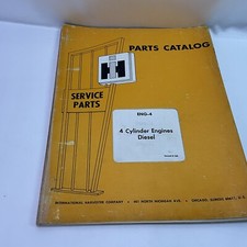 International Harvester Eng-4 4 Cylinder Engines Diesel Parts Catalog