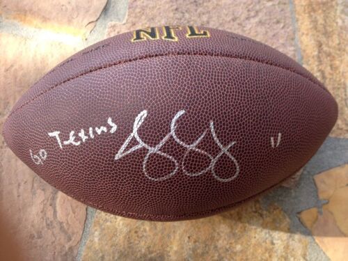 *JAELEN STRONG*SIGNED*AUTOGRAPHED*FOOTBALL*HOUSTON*TEXANS*BROWNS*JAGUARS*PROOF* - Picture 1 of 4