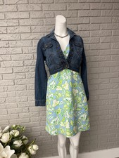 L.e.i Cropped Denim Jacket Size S (juniors)