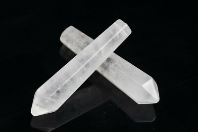 1 Pcs 52x8MM - 52x12MM Crystal Clear Quartz Hexagonal Pointed AA Natural Beads