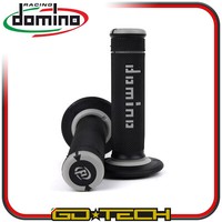 Domino A190 Off Road X-TREME Paar Handgriffe Motorrad 22/24Mm Schwarz Grau