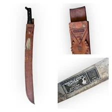 Busquese La Estampa Collins STANLEY Machete Knife Leather Sheath 27” Guetamala