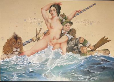 Mathias Prechtl, ''Die Isar-Ein Lebenslauf'' Münchner Stadtmuseum1983 