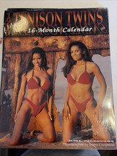 TENISON TWINS BIKINI CALENDARS 1999 11X14 NEW SEALED