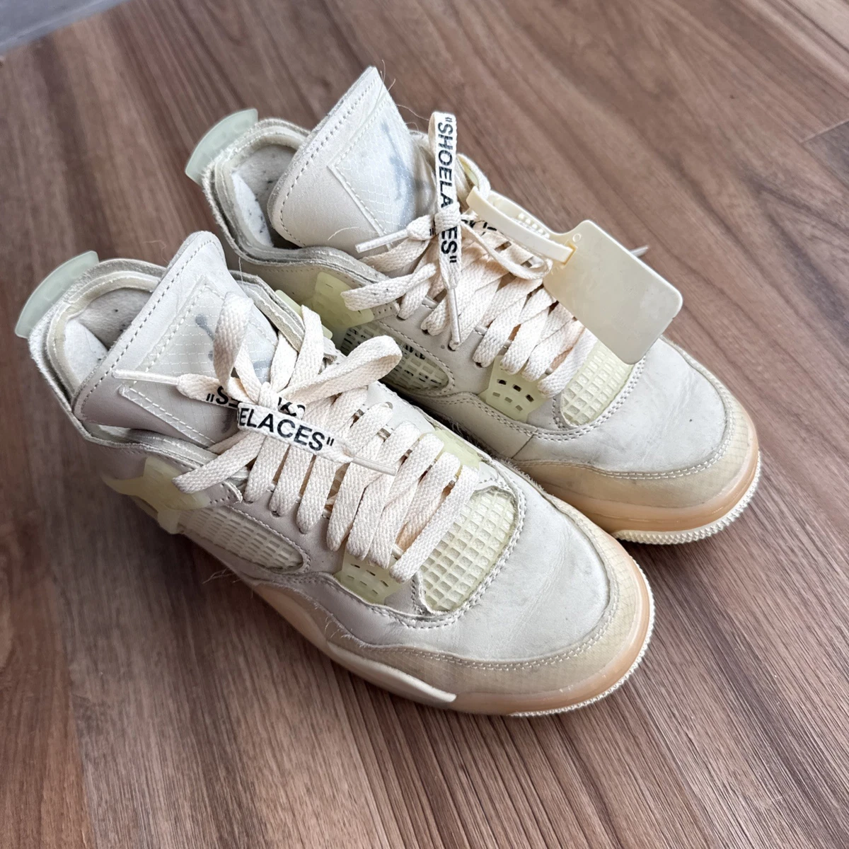 シューズ(男性用) Off-WhiteAir Jordan 4 Jordan 4 SP x Off-White Mid Sail W for sale | eBay