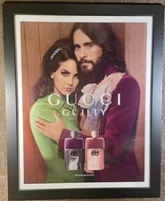 FRAMED “22 x 28” LANA DEL REY x Gucci Guilty By Glen Luchford Original Advert.