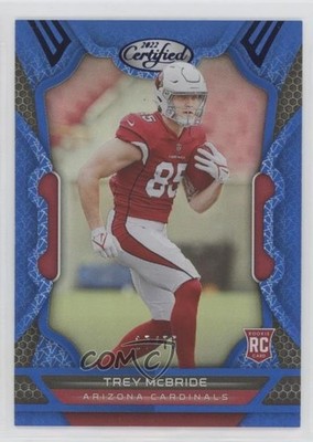 2022 Certified Rookies Mirror Blue 17/75 Trey McBride #139 Rookie RC 0j7s