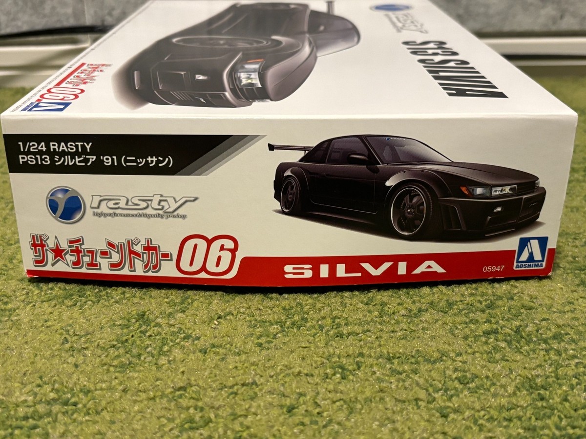 Aoshima Nissan PS13 Silvia K's Dia-Package '91 | Kit Modellino Scala 1:24 | Motore SR20 Dettagliato