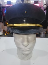 Vintage TWA Flight Engineer Hat Wool Trans World Airlines