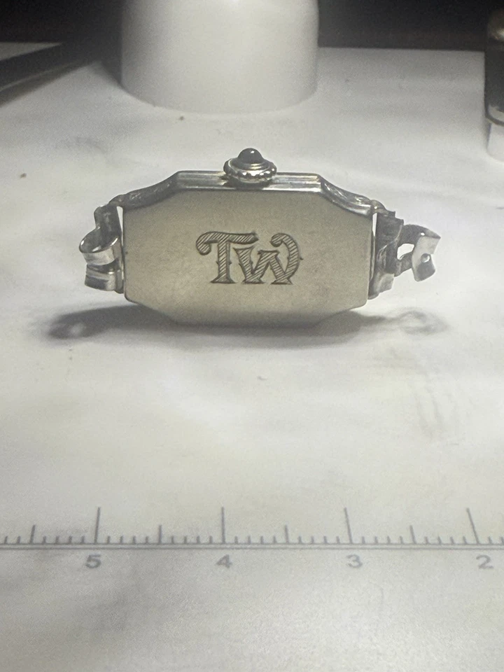 GUREN LADYS WATCH  1920’S ART DECO 14K GOLD CASE - Image 3 of 4