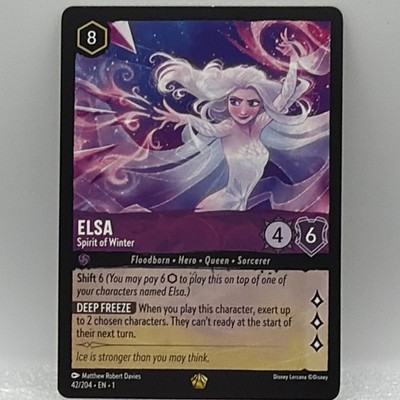 Ravensburger Lorcana Elsa - Spirit of Winter 42/204 The First Chapter EN