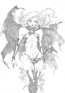Goblin Queen (11"x17") Original Art by Gardenio Ed Benes Studio