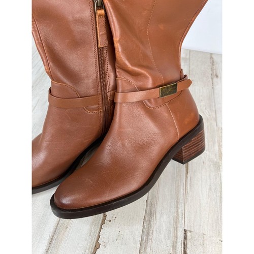 Botas L. Paolo Mujer Talla 6M Marrón Montar Puntera Cuadrada Tacón Bloque Clásicas - Imagen 6 de 8