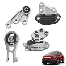 4PCS Engine Mounts & Transmission Mount Set Fit Jeep Renegade 18-15 L4-1.4L