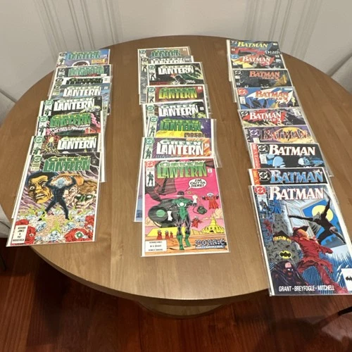 DC Comics Green Lantern Batman Comic Book Lot First Printing Vintage 1990