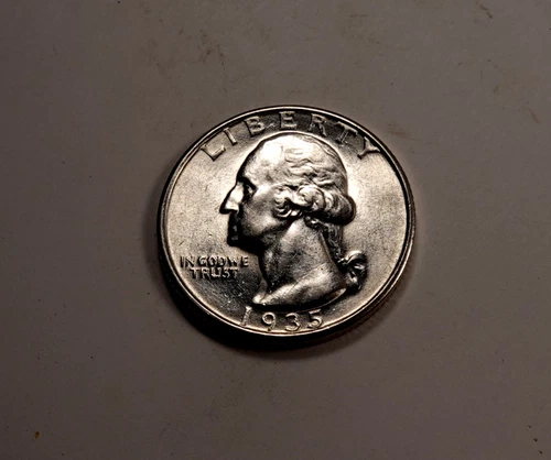 1932 D 1935 D Washington Quarter 25C Details Uncirculated