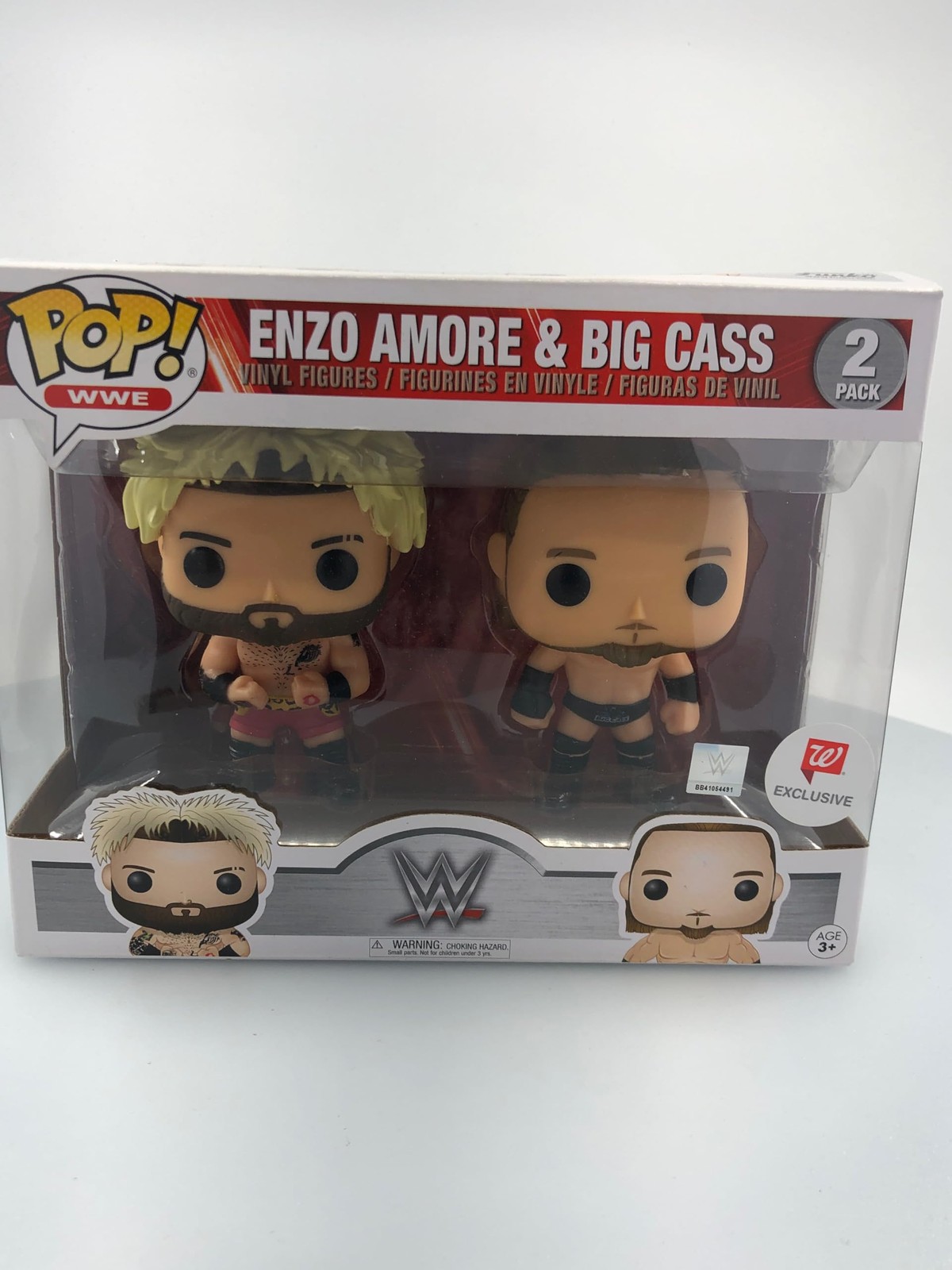 Funko Pop! Wwe Enzo Amore &Amp; Big Cass Walgreens Exclusive Vinyl Figure Damaged