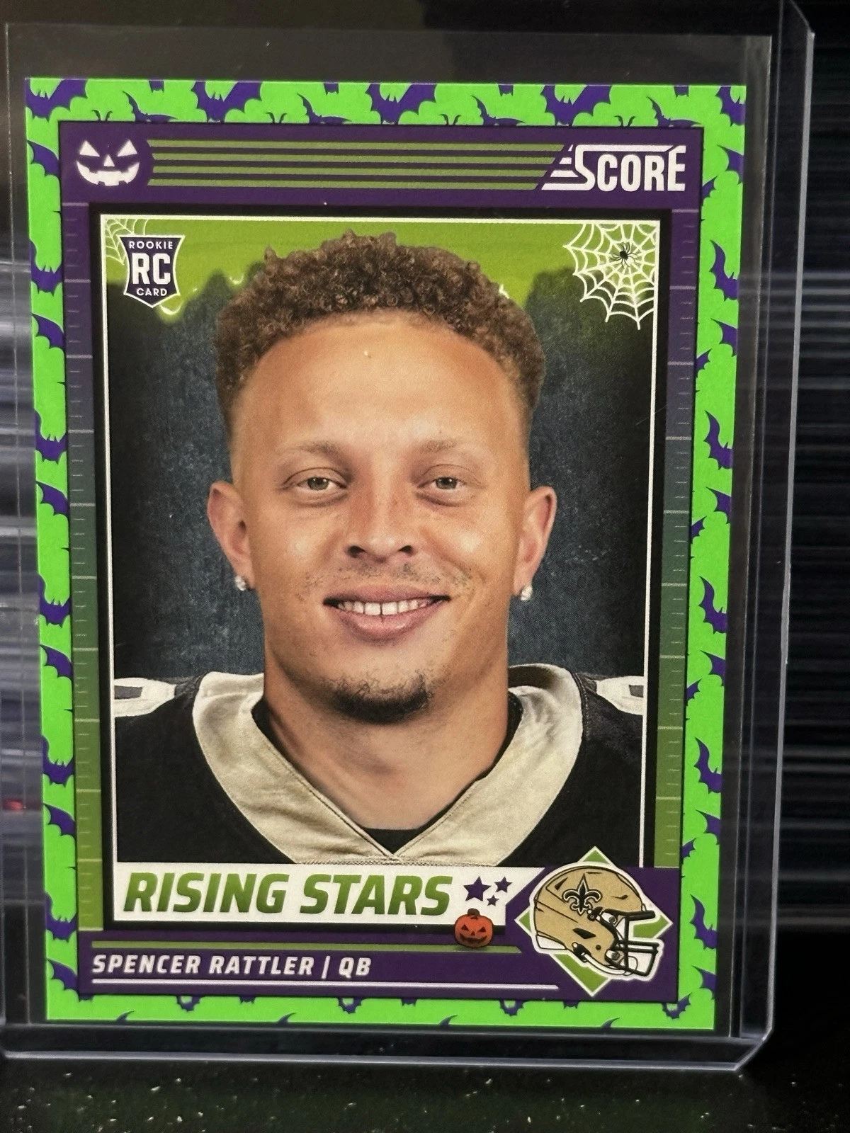 Spencer Rattler trading card