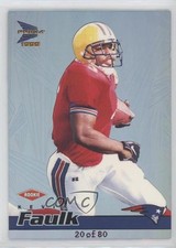 1999 Pacific Prism Holographic Blue /80 Kevin Faulk #88 4r8